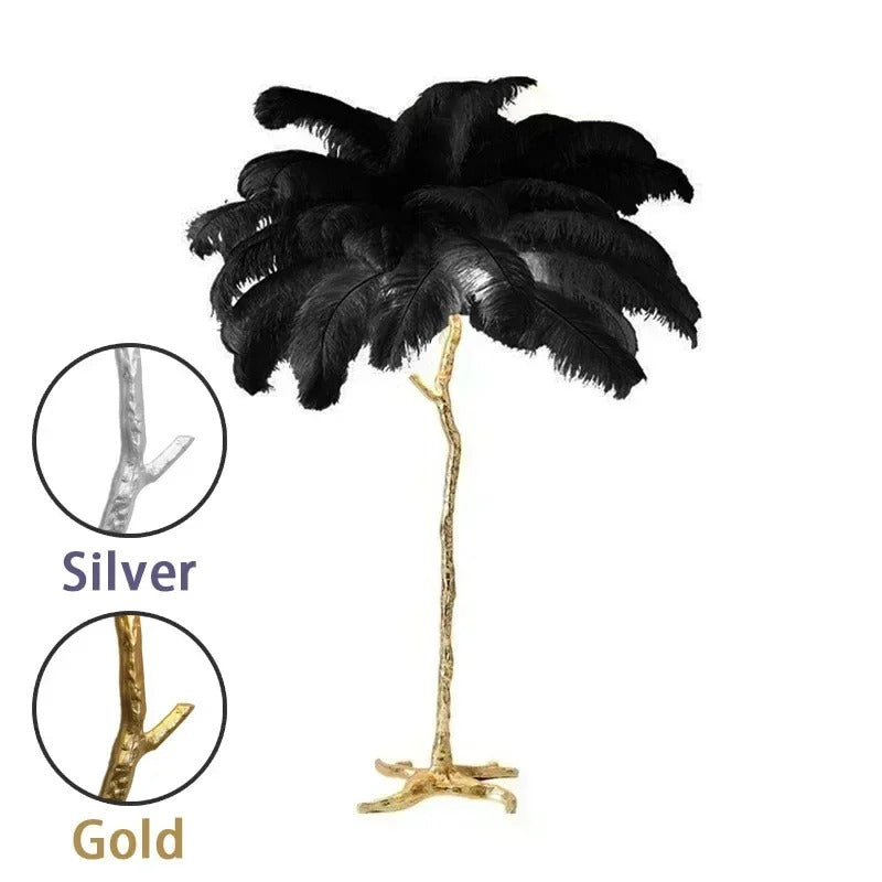 Modern Nordic Feathers LED Floor Lights