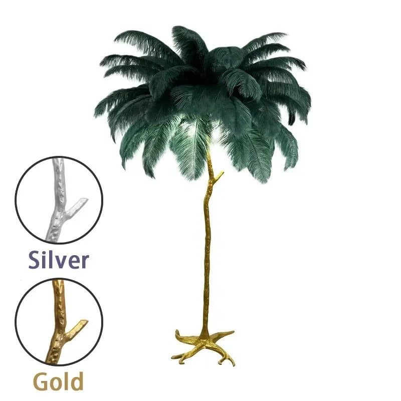 Modern Nordic Feathers LED Floor Lights