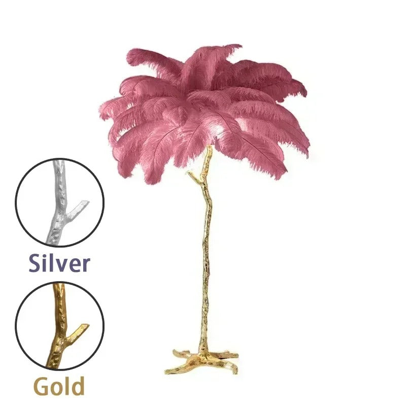Modern Nordic Feathers LED Floor Lights