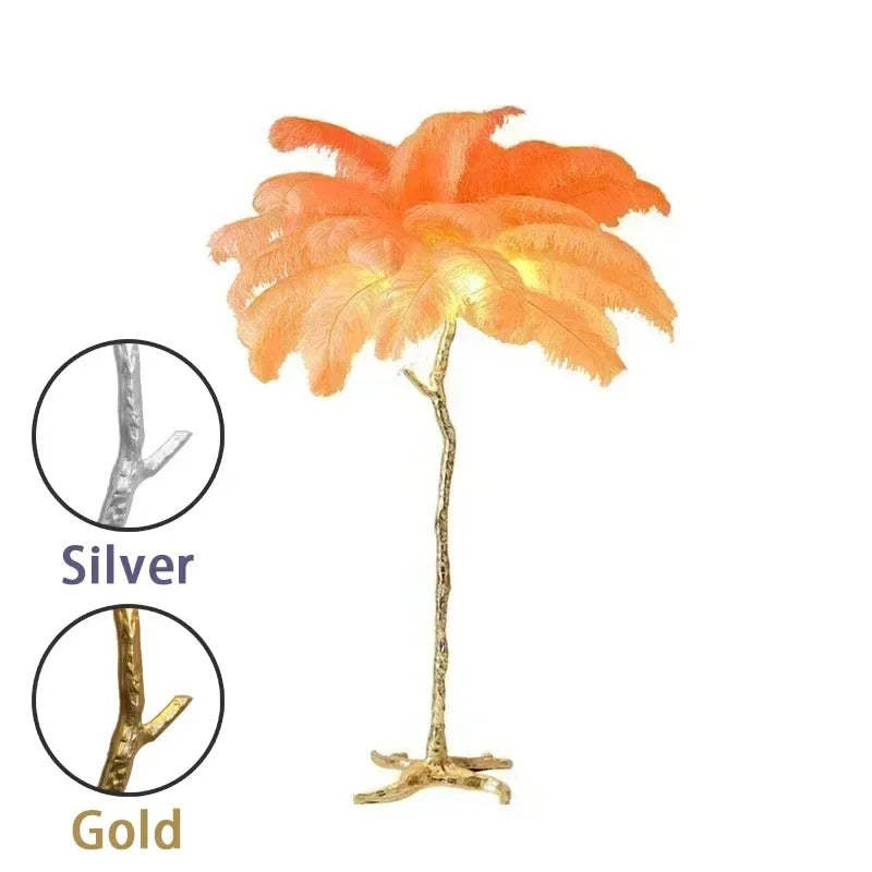 Modern Nordic Feathers LED Floor Lights