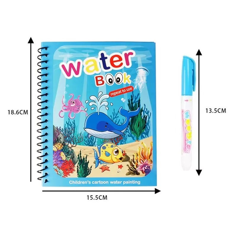 Magical Book Water Drawing