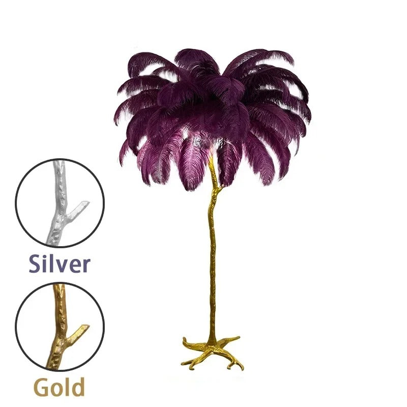 Modern Nordic Feathers LED Floor Lights