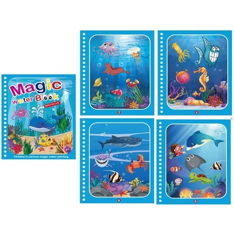 Magical Book Water Drawing