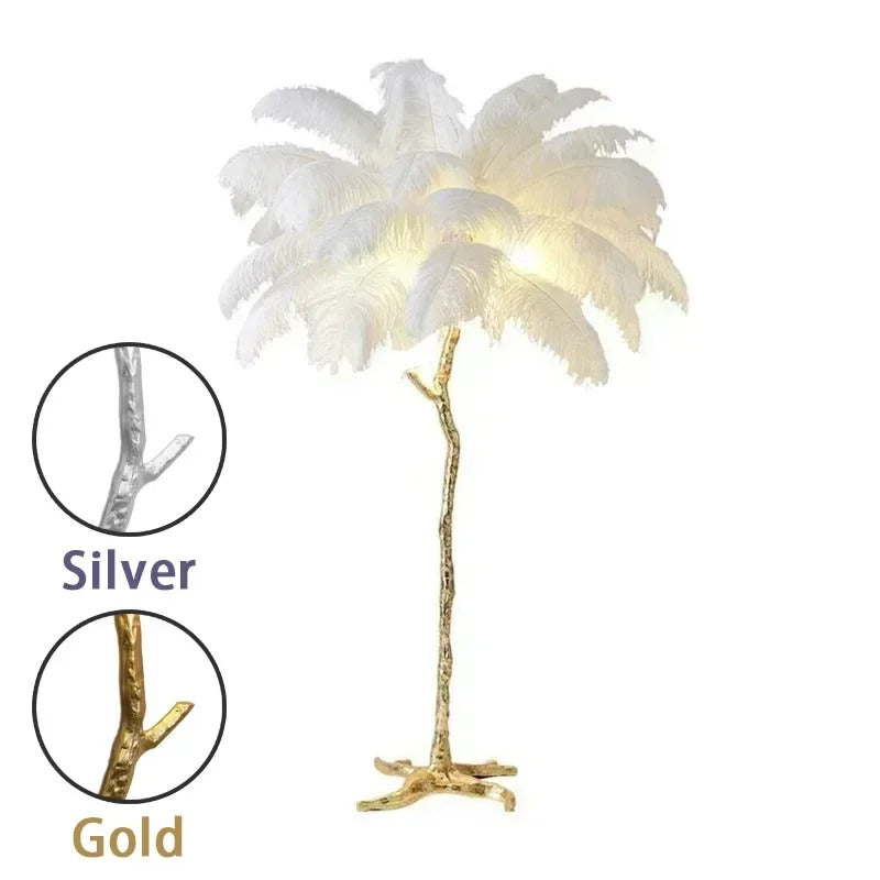 Modern Nordic Feathers LED Floor Lights
